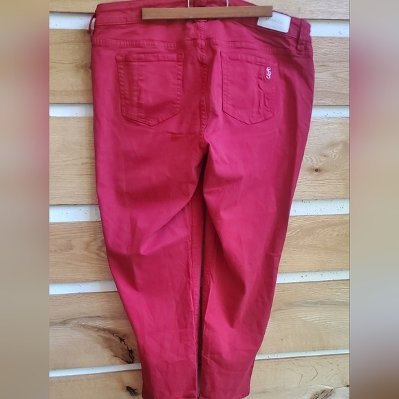 Slink Jeans Curvy Dark Pink Sz. 14 Jeans - Picture 5 of 16